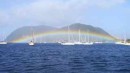 Beautiful rainbow early in the day at Prince Rupert Bay anchorage