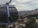 Funchal cable car in the rain