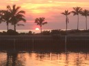 Unbelievable sunset from the basin at West Caicos 