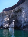 A sea arch on Isla Partida.