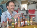 Les trying to decide which hot sauce to try