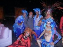 Ian with some of the dancers.