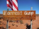 On the road to Monument Valley was this sign. Apparently this is where Forest Gump turns around.