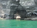 A sea cave in the back of Espirtu Santo Island