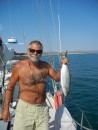 Ian caught this Yellowtail which was perfect for dinner for 4.