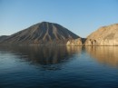 The volcano near Mitlan Island which is in BLA.