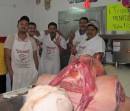 The butchers having fun