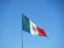 The huge Mexican Flag, you know you are in Mexico