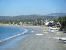 The beach at La Manzanilla from Helga