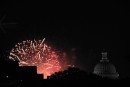 Fireworks near the capital in Washington DC