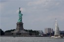 Kokomo sailing past the Statue of Liberty