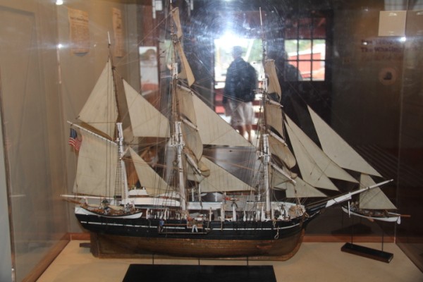 Mystic Seaport Museum - model of the "Morgan"