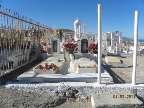 Santa Rosalia Cemetery - beautiful headstone