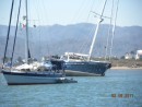 Barra, sailboat not in deep enough water
