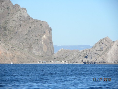 Small fishing camp in the Sea of Cortez