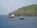 Us and Alessandra, Admiralty Bay, Bequia