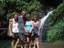 Me, Mike, Julie and Angie at Annadale Waterfall
