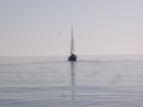 Ship sailing off from Tiros