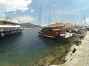 One of the many day-tripper gulets (=Turkish wooden motor/sailing boat) in Marmaris (and anywhere else)