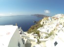A view of the maze that is Oia.