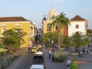 View of old town in Cartagena