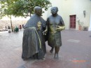 Interesting statue in Cartagena