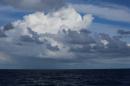 Rain clouds offshore, North Carolina, USA