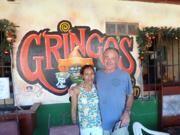 Gringos Mexican restaurant owners Greg and Lowder in Bocas Town