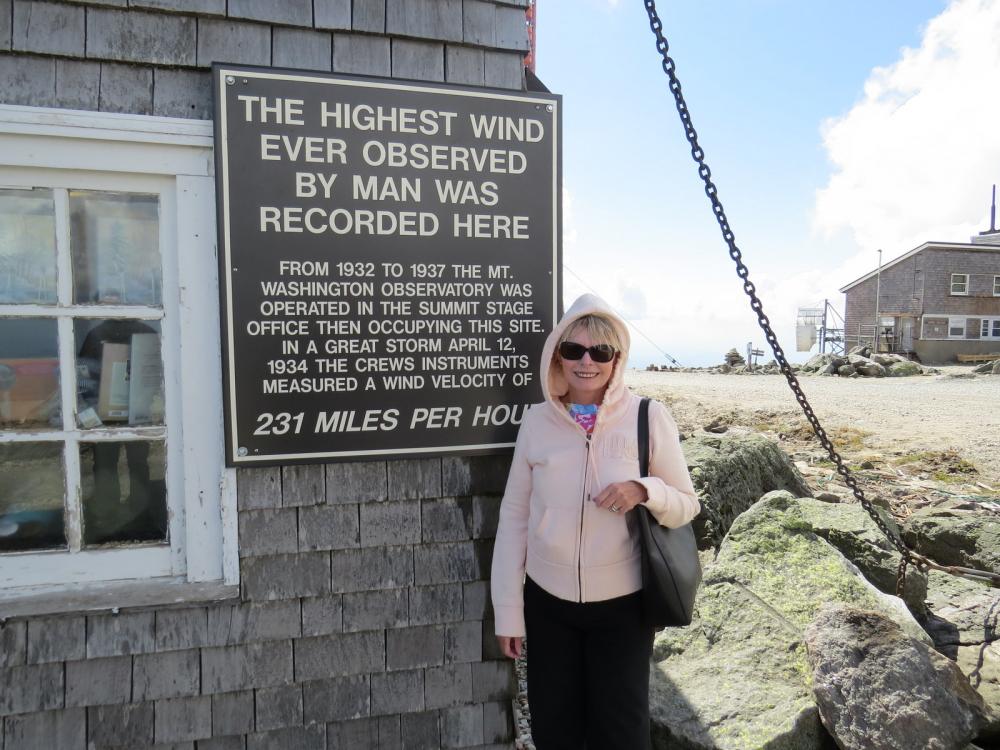 Highest wind ever recorded was on Mt. Washington in 1935.