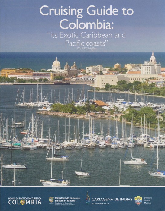Cruising Guide to Colombia was given to us as a gift from the marina on our arrival at Santa Marta.  It is absolutely full of detailed charts and information on cruising these waters and an invaluable source of information for us.
