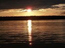Sunset after rain at Trafton Island, Maine, USA