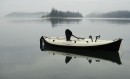 Foggy start to the day at Seal Cove, Vinalhaven, Maine, USA