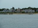 Cape Cod homes on the canal