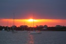 Sunrise in the Salt Pond, Block Island, Rhode Island, USA
