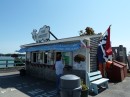 The Breeze kiosk on the waterfront at Castine, Maine
