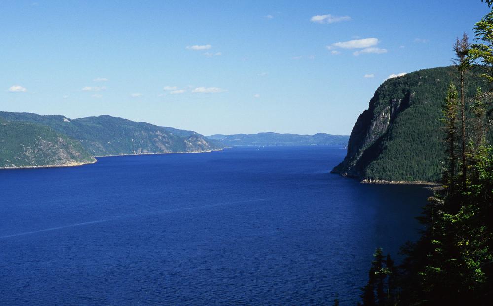 A great view of the Saguenay - an Internet photo. Not mine unfortunately.