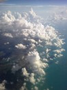 Leaving Miami, flying over Andros Island the Bahamas