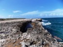 Natural bridge formation, over the ocean
