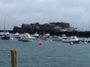 23rd June. View across Guernsey harbour.