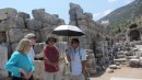 Sandy, Rick, Don and our tour guide at the ancient town of Ephesus