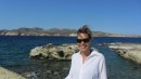 Linda on island of Milos