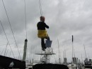 Preparations prior to passage - new SSB aerial