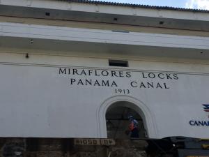 Going through the Miraflores Locks