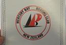 Toby quickly created this logo while the world was trying to locate where Mercury Bay was!