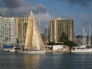 Sailing off of Waikiki