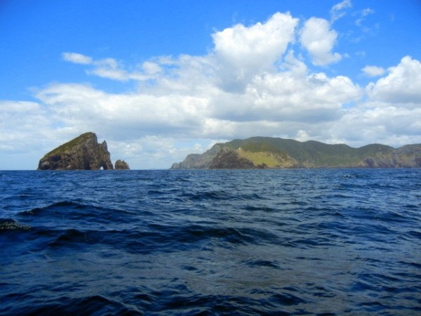 Approaching Cape Brett, the Pacific Ocean sentinel for the Bay of Islands
