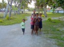 The kids in Maunaithaki were usually the first ones to greet us as we enetered the village.