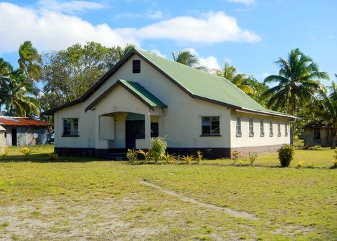The Westleyan Methodist church in Maunaithaki; functional and unpretentious, like those who worship here.