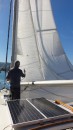 Washing down the sails
