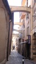 Narrow streets in walled city